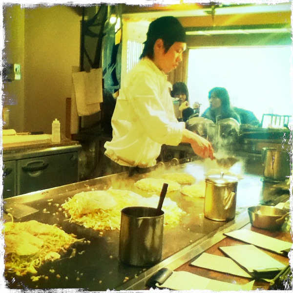 okonomiyaki in Hiroshima